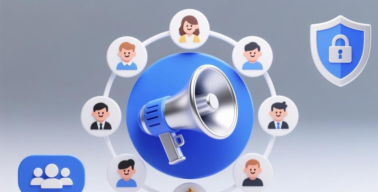 Letstalk 标签群组广播教程：一键群发不建群
