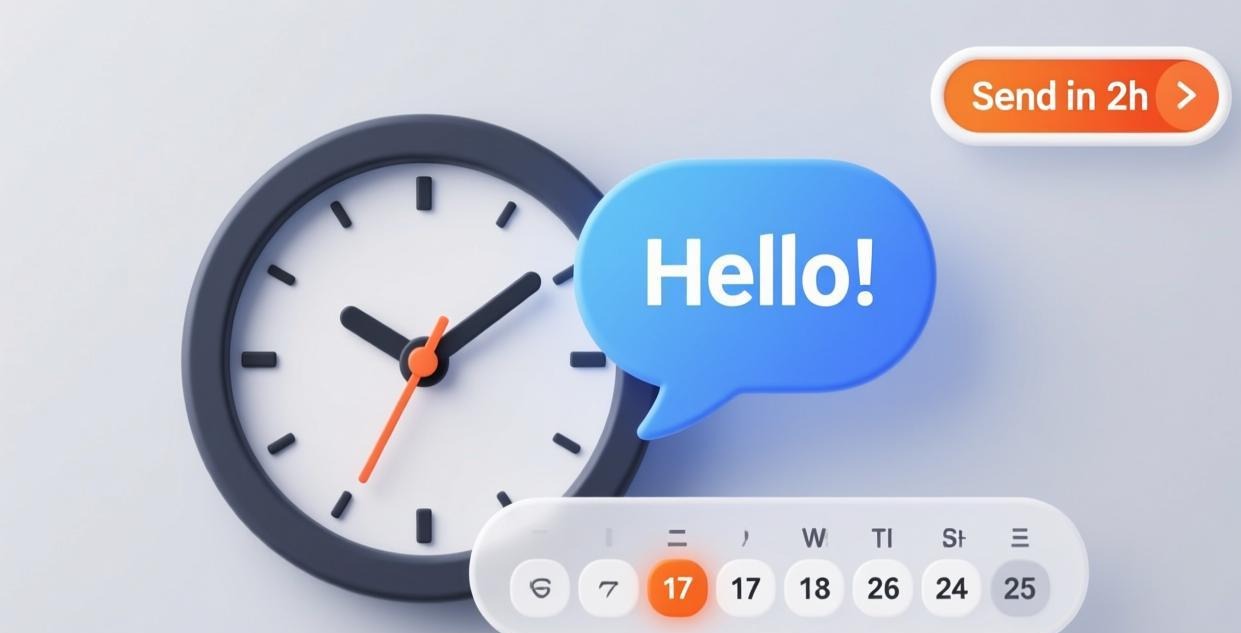 Letstalk 消息预约发送教程：定时消息不迟到